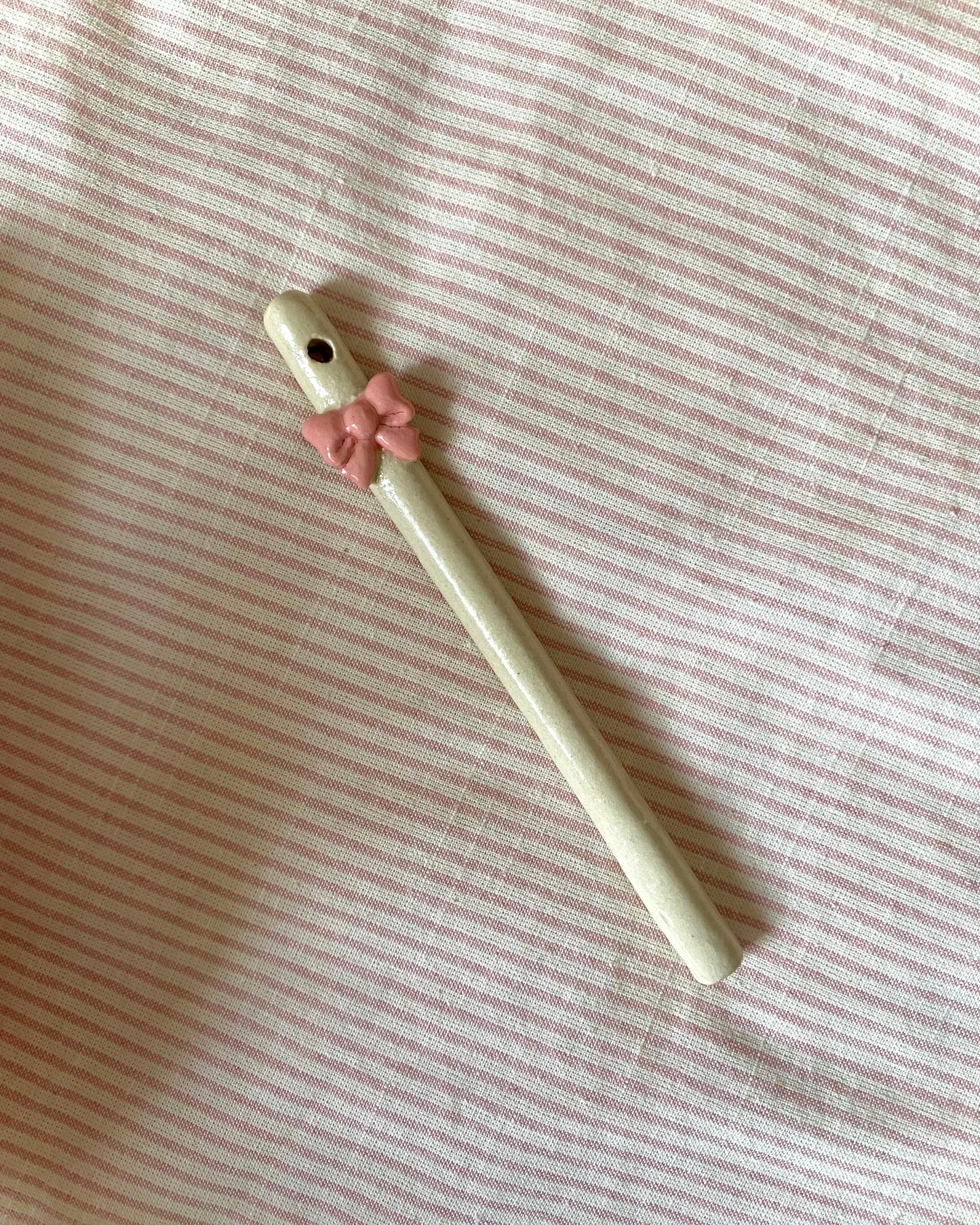 Touillette noeud rose